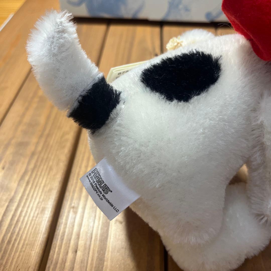 新品未使用　日本限定　シュタイフ　スヌーピー　フライングエース　証明書付き