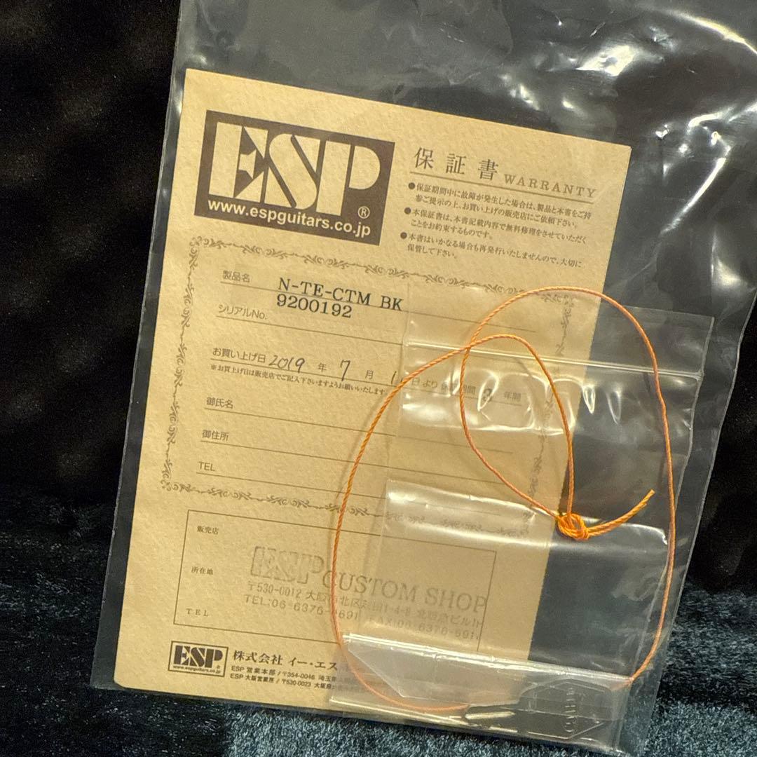2019年製 ESP Navigator N-TE-CTM / Black