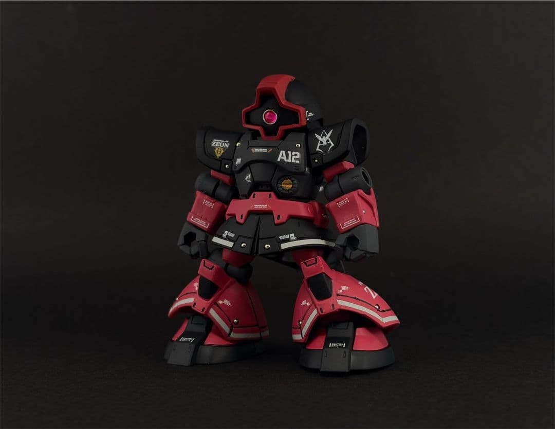 あ*げ様 モビルスーツアンサンブル ドム(シャア専用) 全塗装 完成品