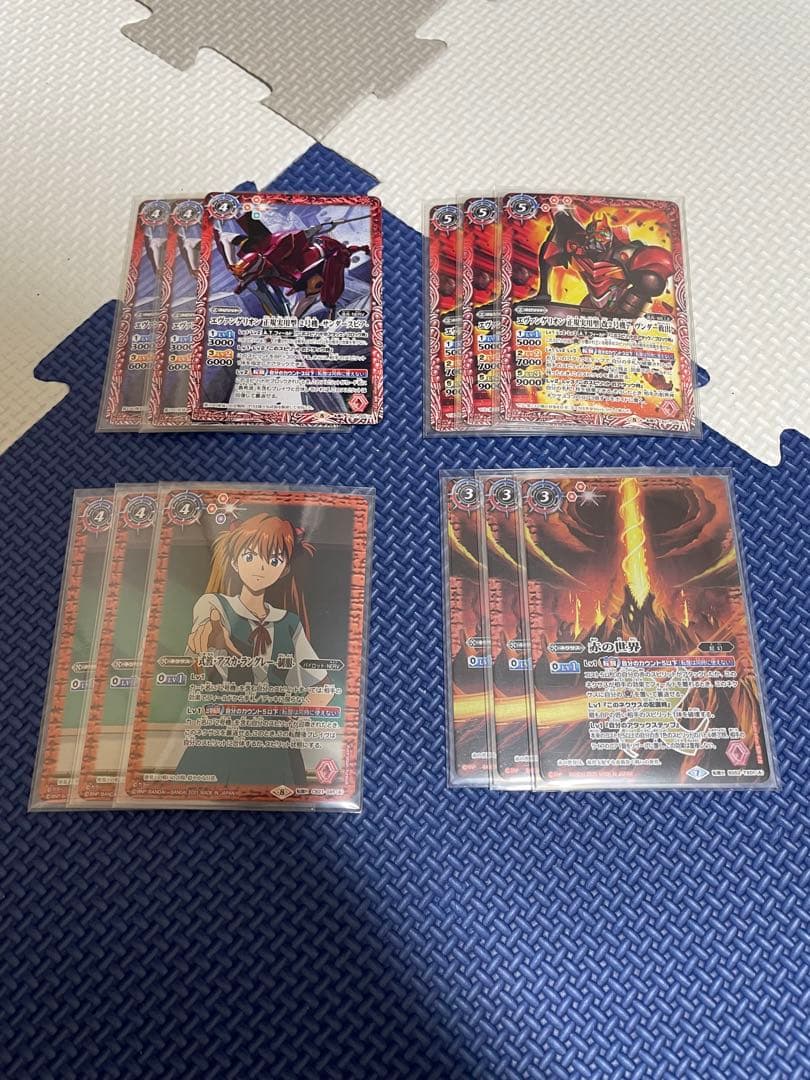 バトルスピリッツ エヴァ 赤 ヴィレWILLE シクあり スリーブ＆おまけ付き