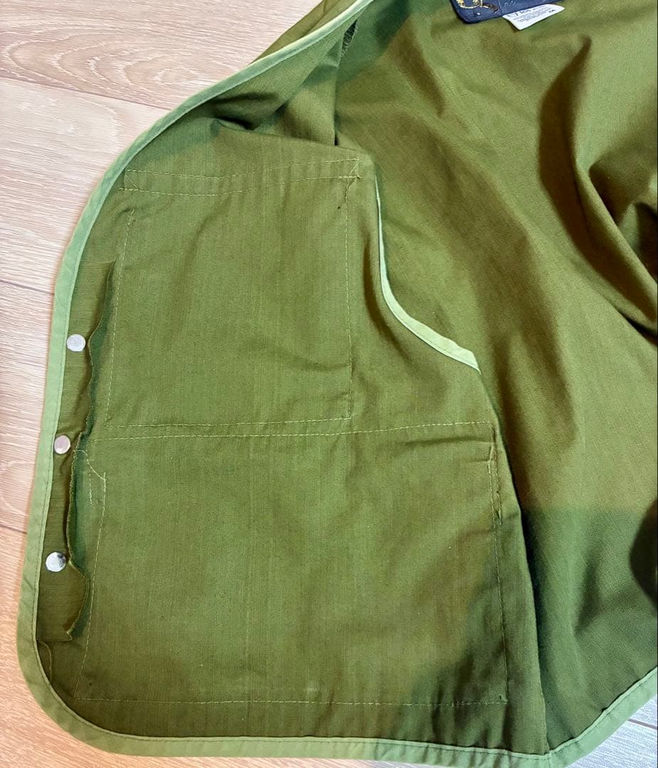 Columbia フィッシングベスト 黒タグ　Mサイズ オリーブグリーン