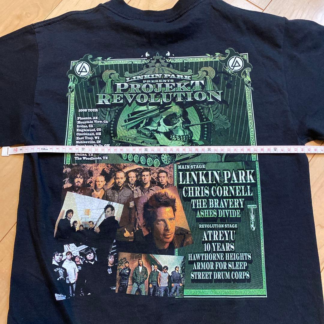 リンキンパーク ツアーTシャツ 2008年 希少 黒