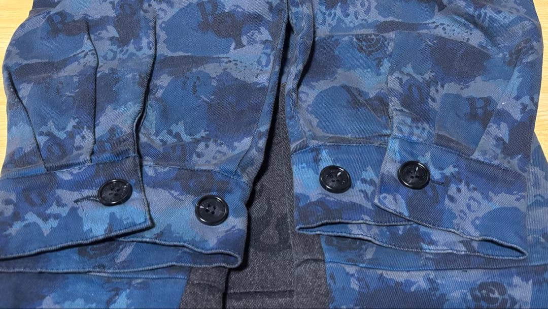 LiSA ROY reflect overjoy 迷彩ジップジャケット(ブルー)