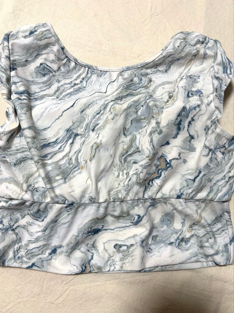 【未使用】試着のみ　ALBOVE マーブル柄プチスリーブブラ