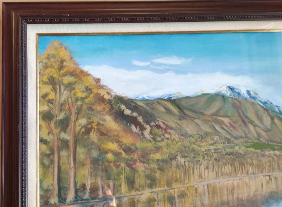 【送料込】F30号 大型 油彩額縁 アクリル板 公募展 個展 即発送 搬入