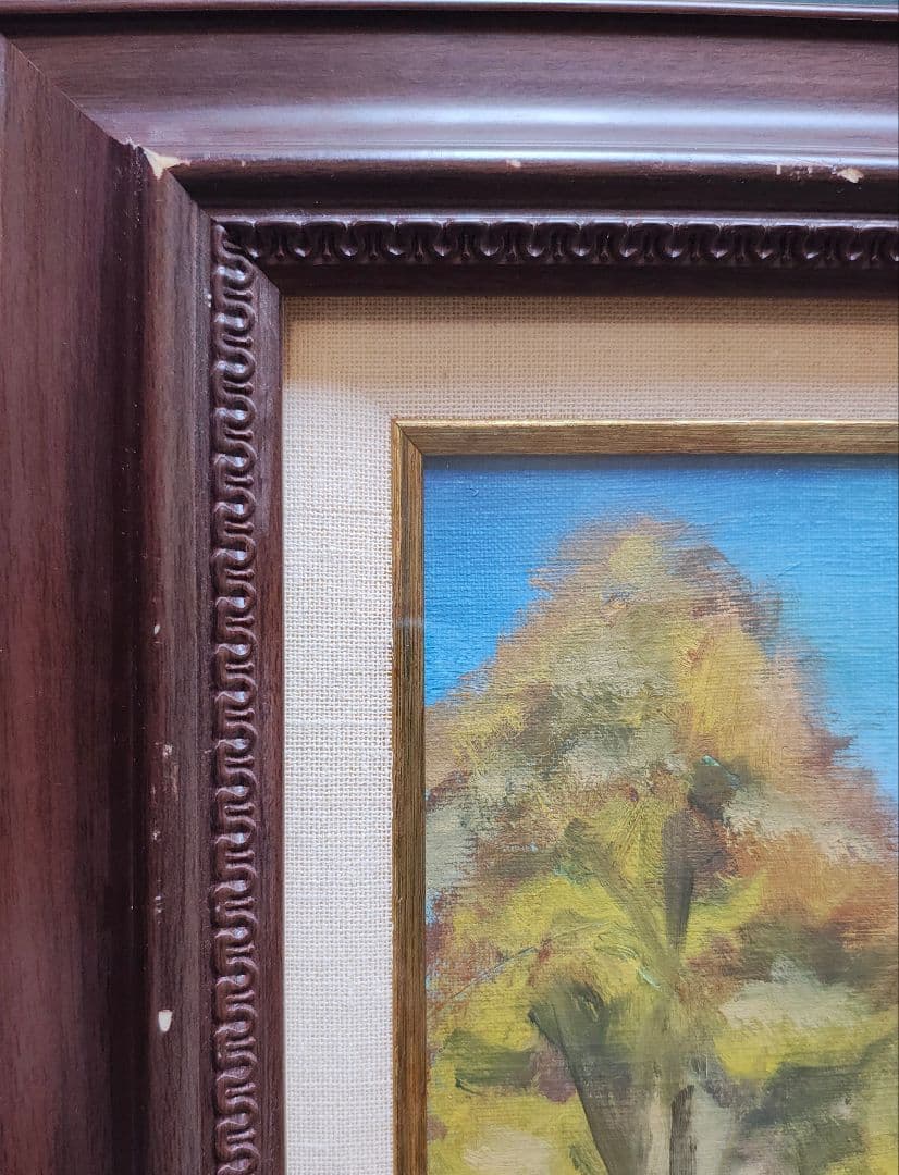 【送料込】F30号 大型 油彩額縁 アクリル板 公募展 個展 即発送 搬入