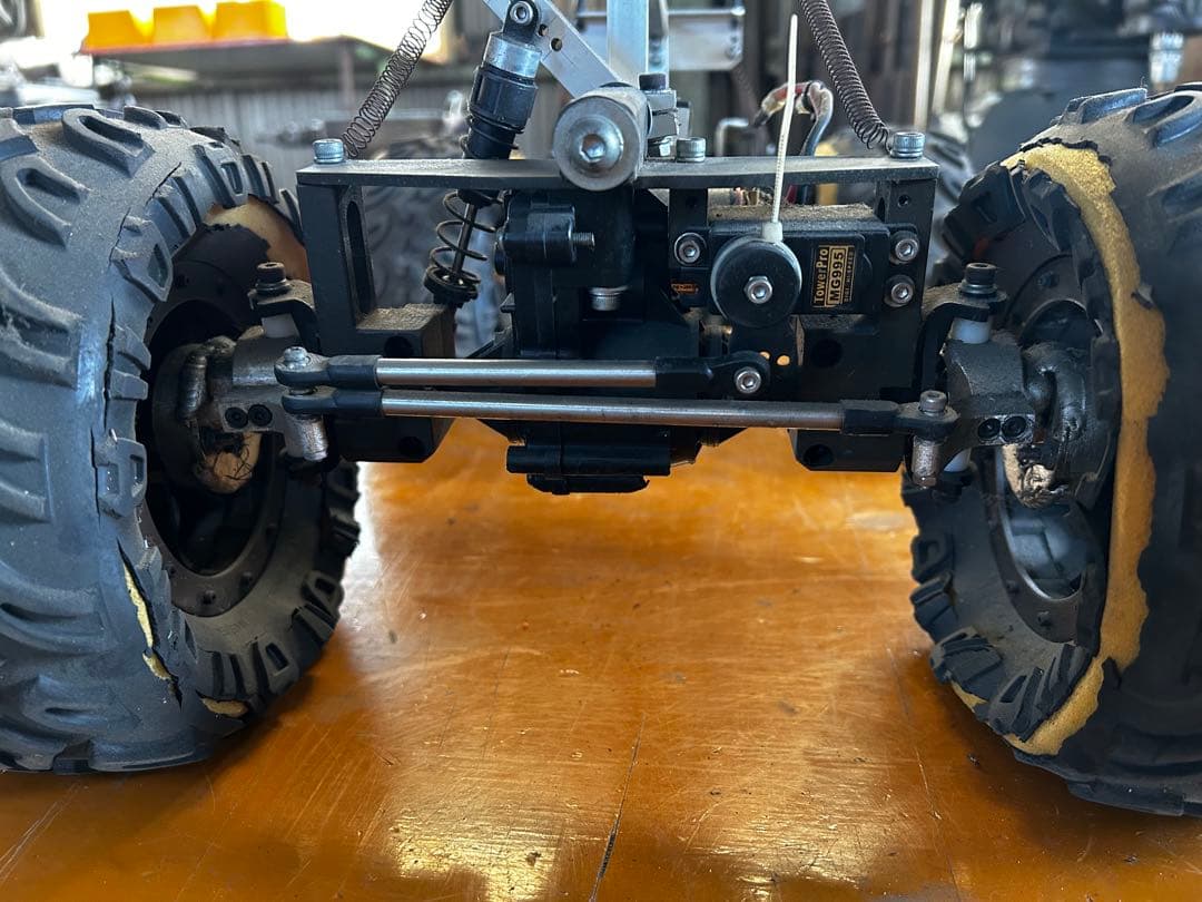 タミヤクラットバスター改　スティックシャーシ ハブリダクション4WS