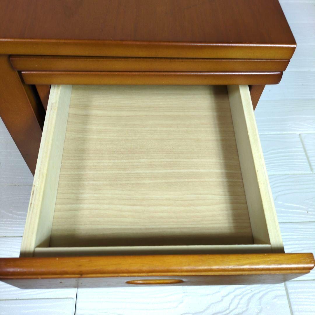 天然木　折りたたみ　文机　アンティーク　コンパクト　不二貿易