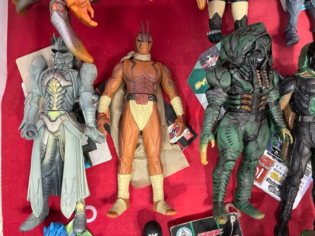 タグ付き 仮面ライダー 怪人シリーズ まとめ売り 19体 クウガ ファイズなど