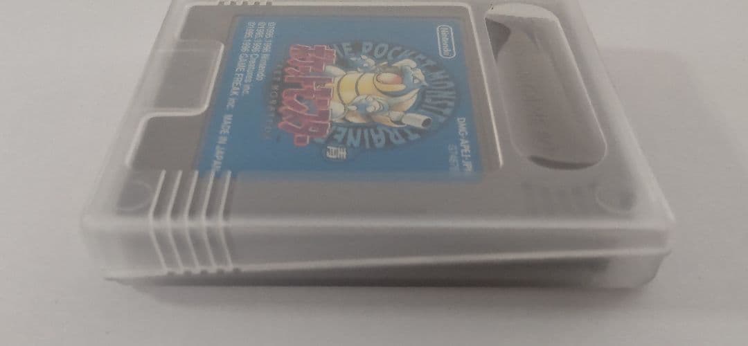 ポケットモンスター　青　ブルー　ゲームボーイカラーソフト