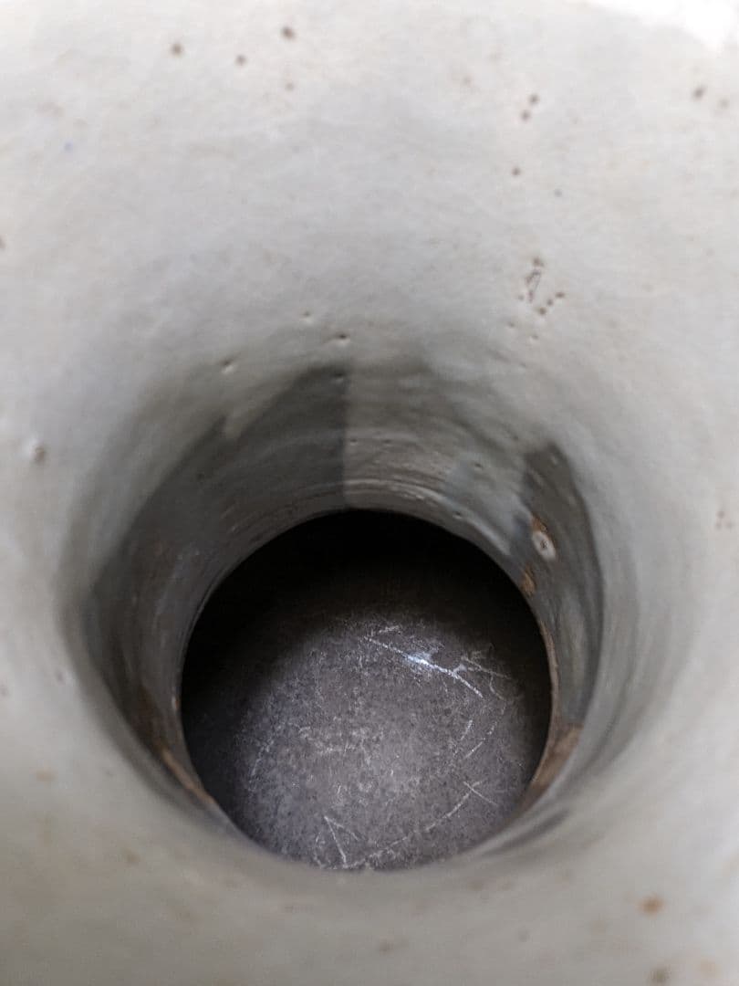 明治大正期 伊万里焼 染付雲龍文耳付花瓶 有田焼 花入 花器 フラワーベース