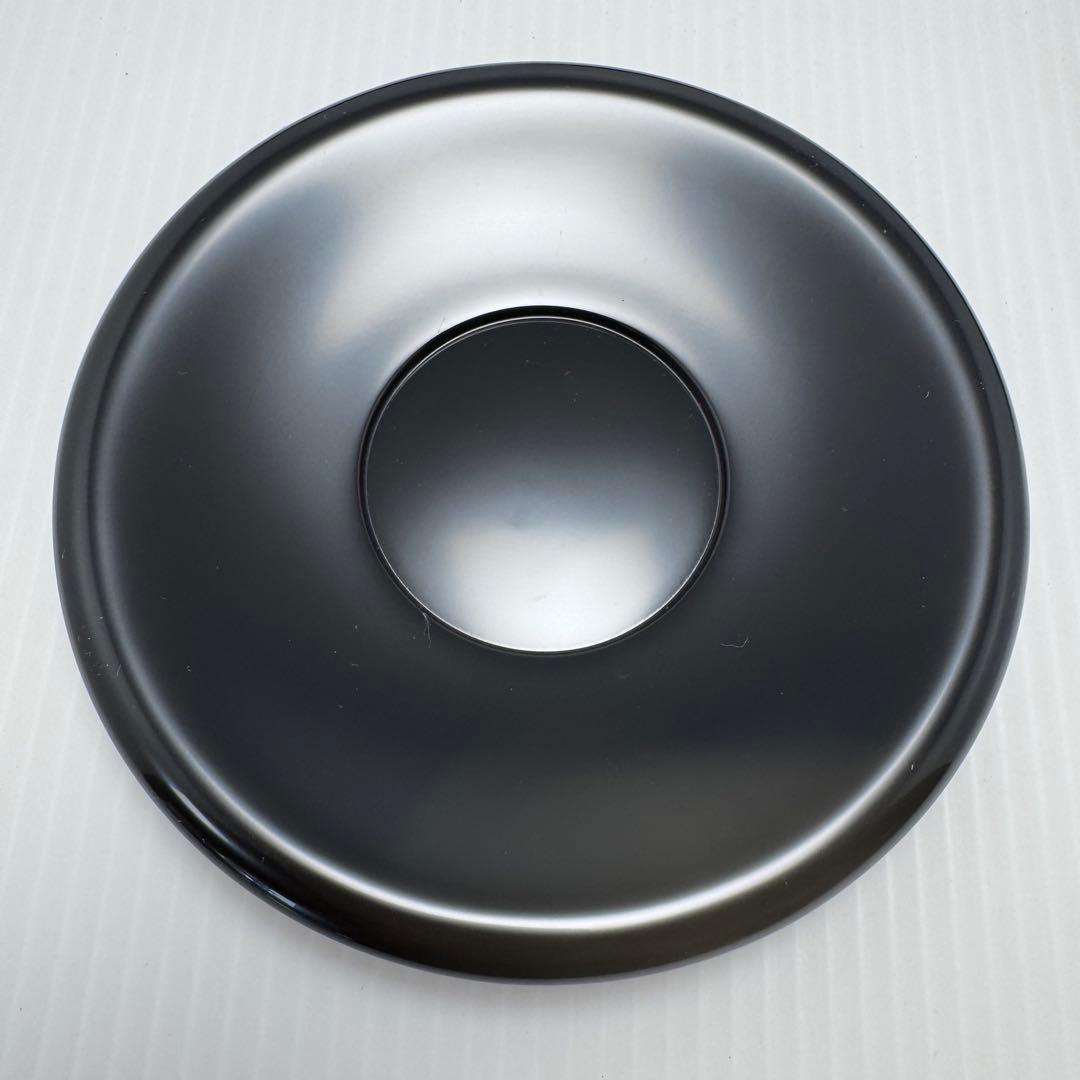 新品 輪島塗 慶塚 慶塚漆器 茶托 和皿 漆器 漆 器 お茶請け 丸 黒 共箱