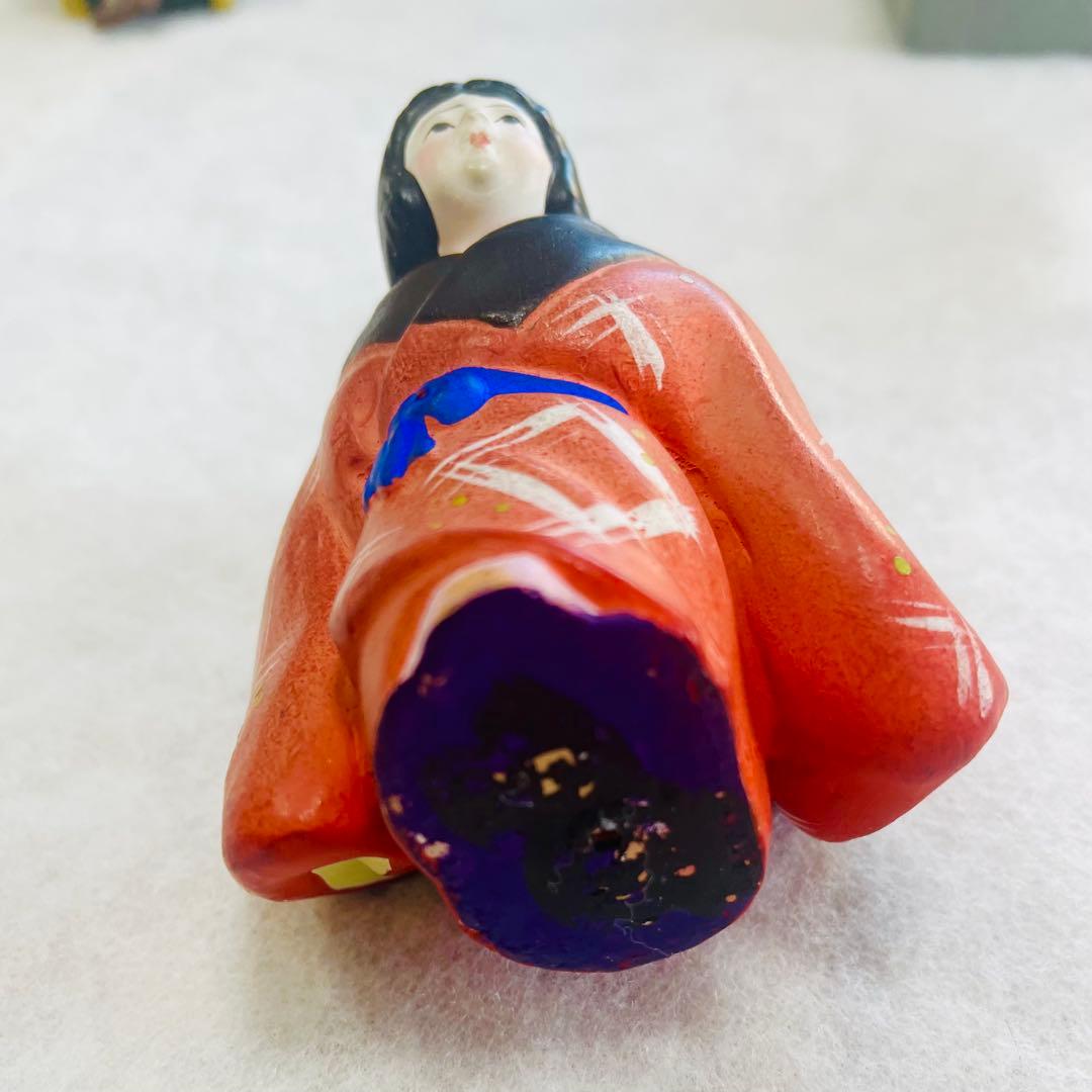 昭和初期 土人形 8体セット 郷土玩具 女性像 全長約15〜20cm 美品