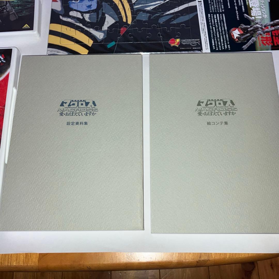 美品　マクロス　愛おぼえていますか　メモリアルボックス　DVD 絵コンテ設定資料