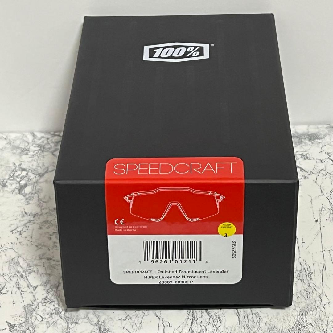 100% ワンハンドレッド サングラス Speedcraft Lavender