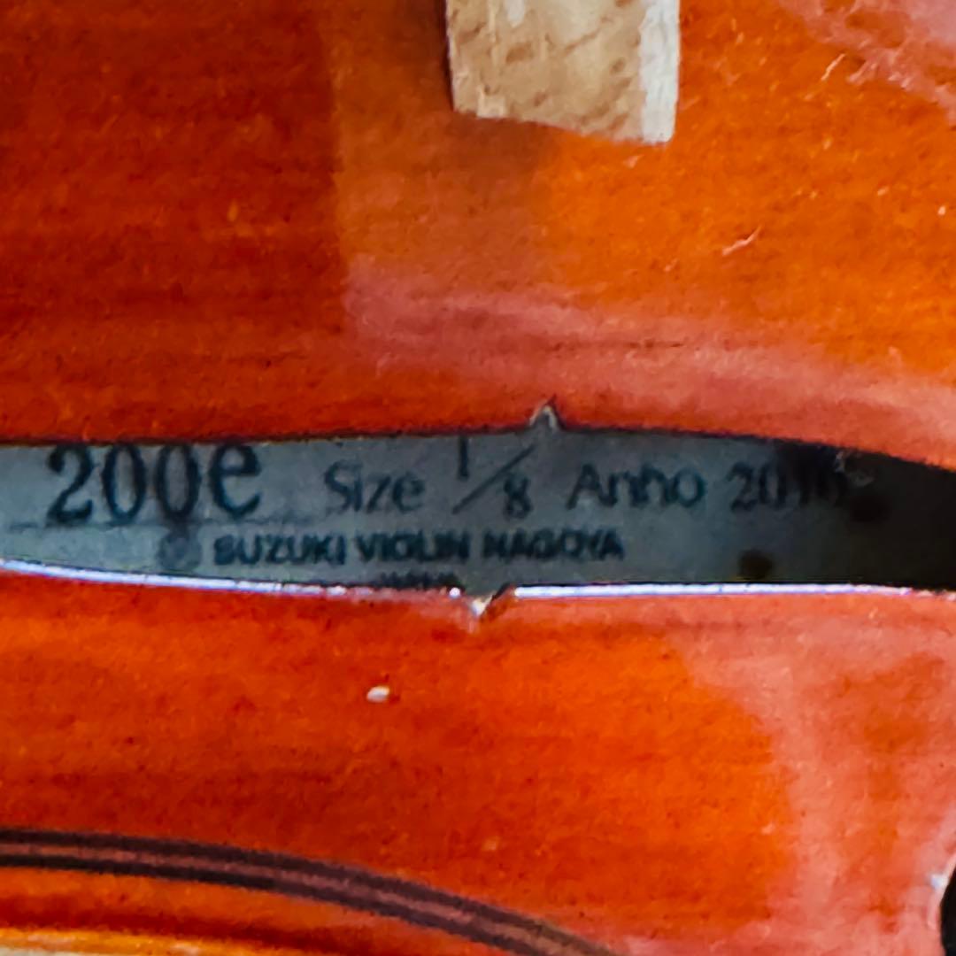 【整備品】2010年製 スズキバイオリン No.200e 1/8 サイズ