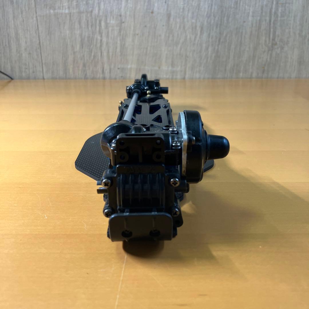 【レア】タミヤ ラジコン DF03 カーボンシャーシ　前後ギアボックス付き