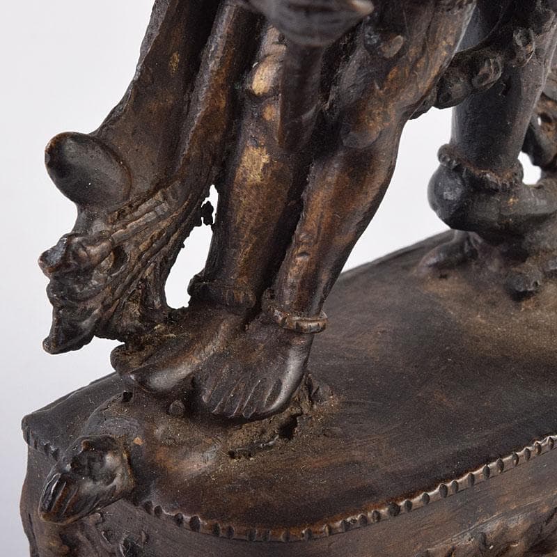 中国　古銅　チベット仏　歓喜仏　仏像　V　R8919