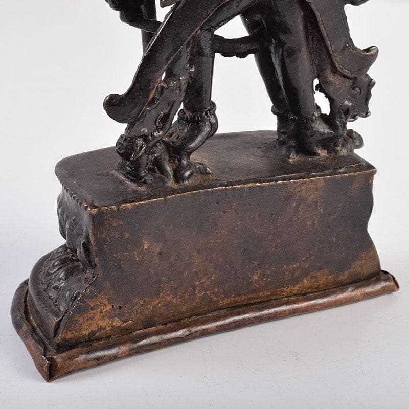 中国　古銅　チベット仏　歓喜仏　仏像　V　R8919