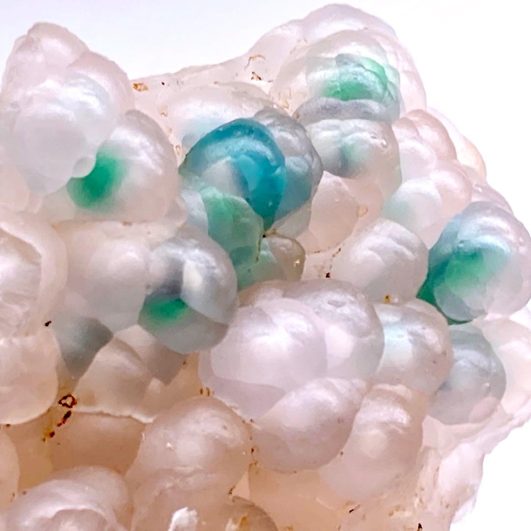 ぴ*ぴ様 『2022年発見』 クリソコラインカルセドニー　原石　鉱物標本　天然石