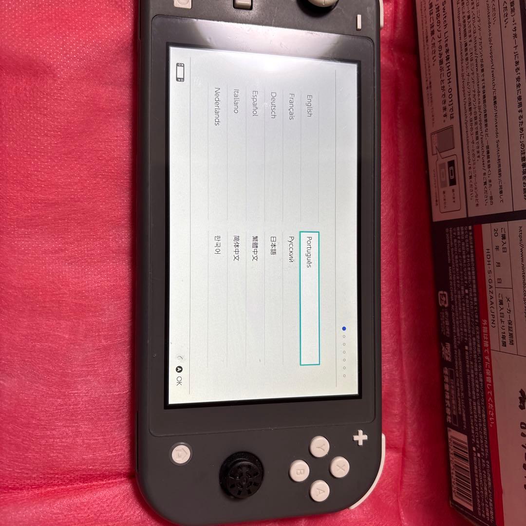 nintendo switch lite ブラック※ コントロールで一部不具合