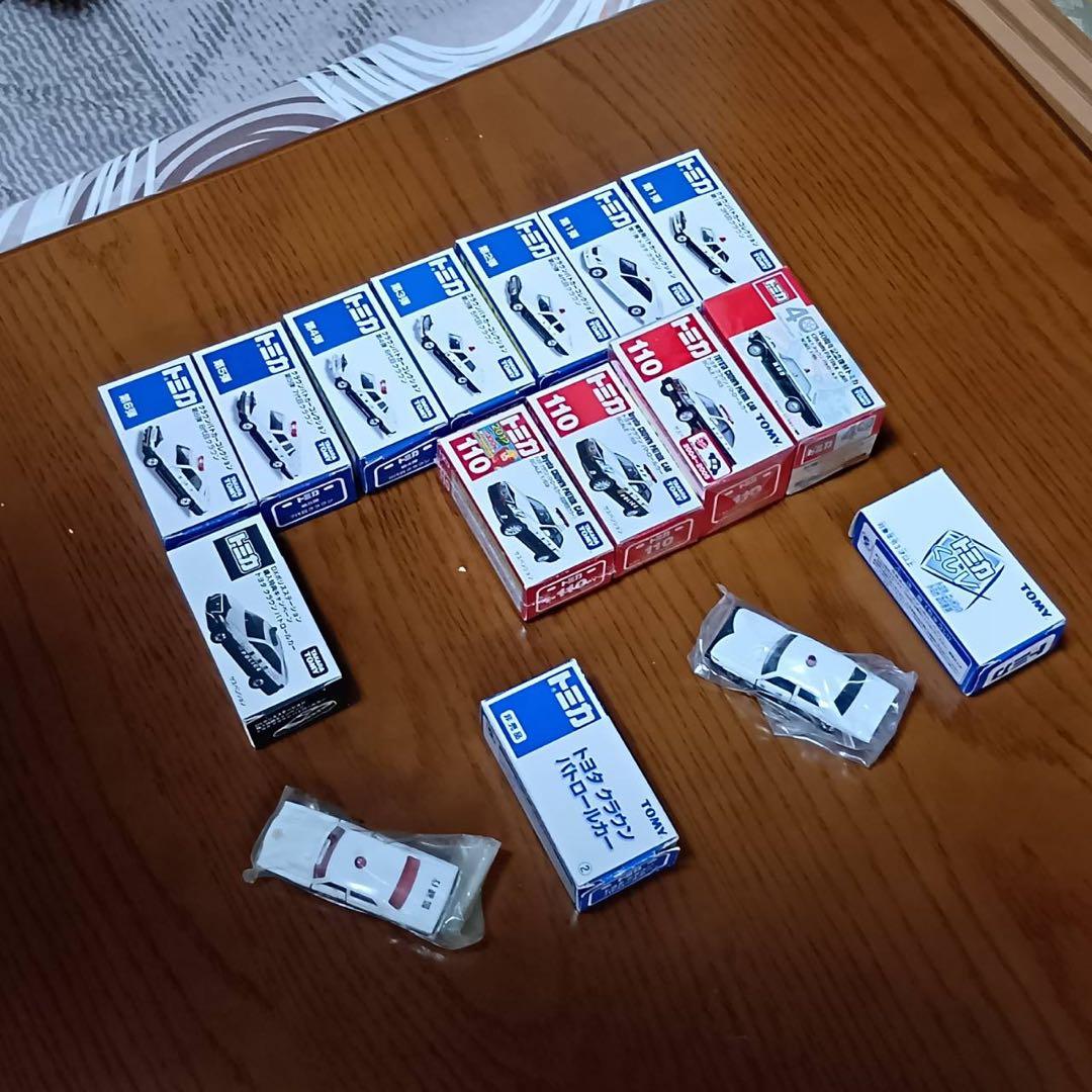 【14台セット】トミカ　パトロールカー　非売品　限定品　トミカくじ　クラウン