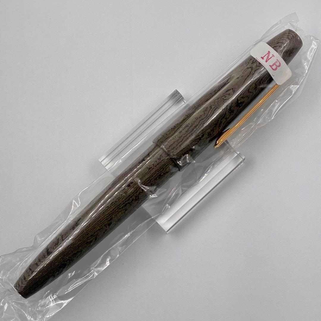 SAILOR セーラー 万年筆 長刀研ぎエボナイト 憧憬 未使用品 太字 NB