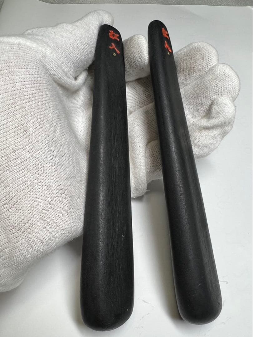 老舗高級稀少ヘラ古墨2点 極上42gx2得！