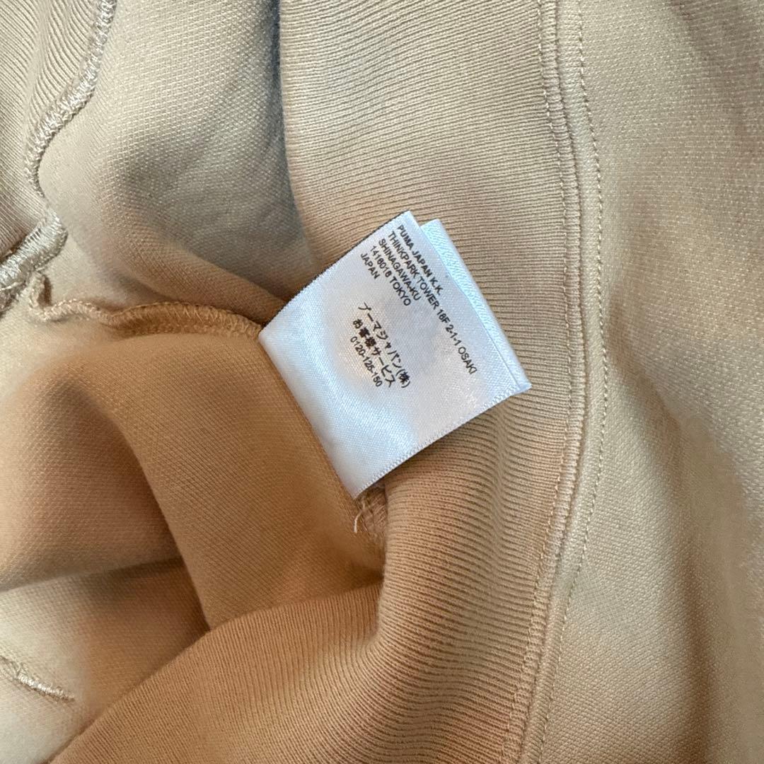 ゴルフ　renoma ✖️PUMA コラボ　ベージュ パーカー ニット帽 セット