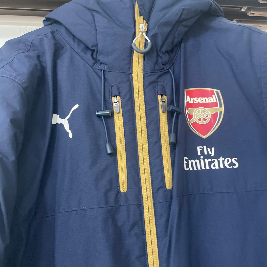 Puma Arsenal ベンチコート ネイビー
