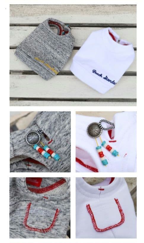 アトリエgg　BEACH STANDARD SWEAT VEST 犬服