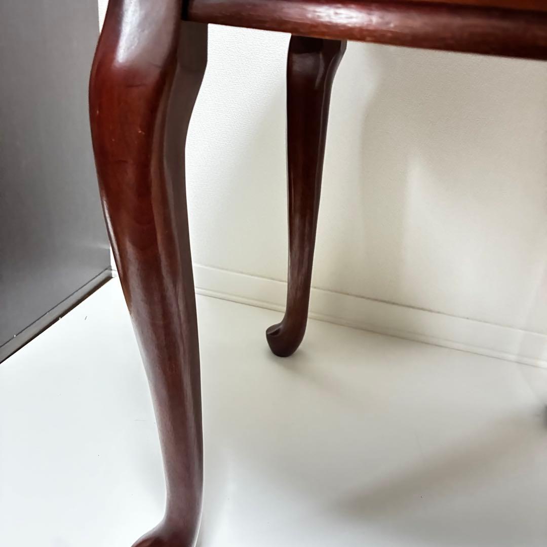 アンティーク　猫足　丸型　サイドテーブル　ダイニングテーブル