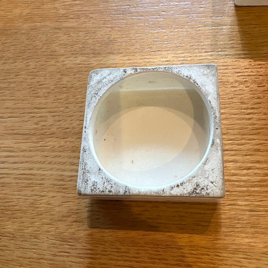 パピリオ　陶器　瓶　古道具　レトロ　アンティーク　佐野繁次郎　化粧瓶　当時もの