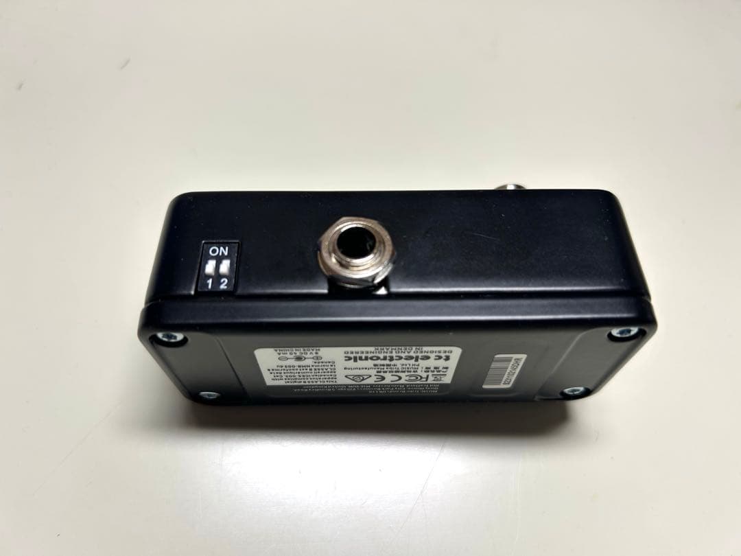 TC Electronic polytune3 noir エフェクターチューナー