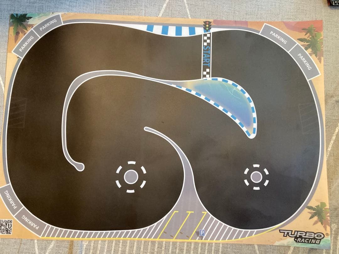 ターボレーシング　ドリフト　c64 Blue コースセット