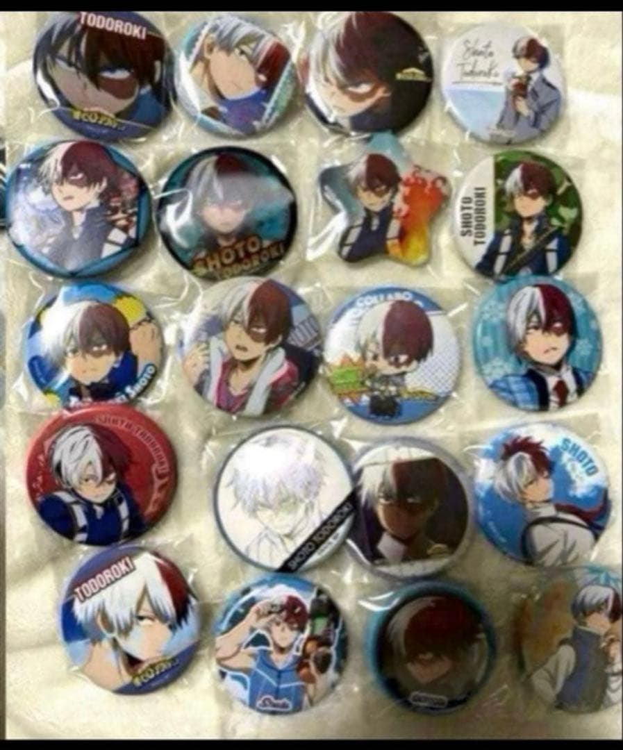 【まとめ売り】僕のヒーローアカデミア ヒロアカ 轟焦凍 缶バッジ ポストカード