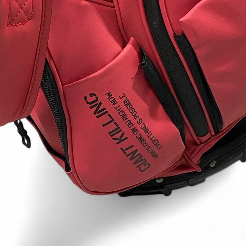 BALDO バルド スタンド付き キャディバッグ レッド ゴルフ 刺繍