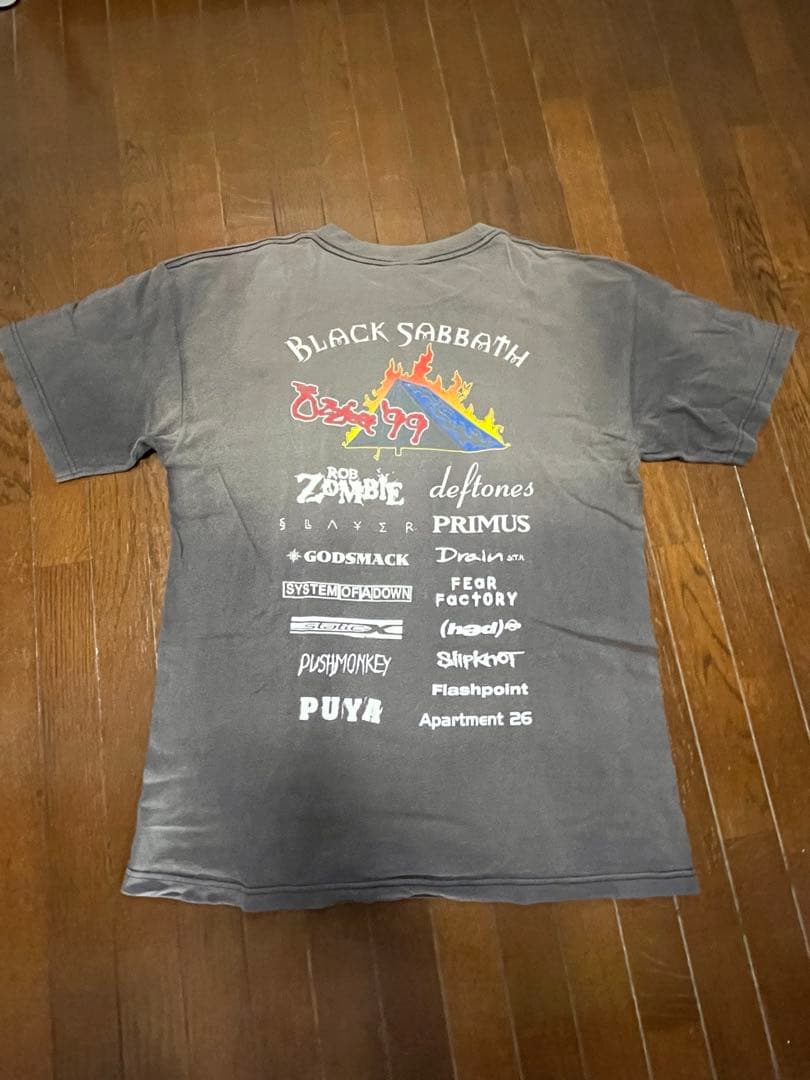 1999年ozzfestオズフェスオズボーンロックTツアーTヴィンテージT
