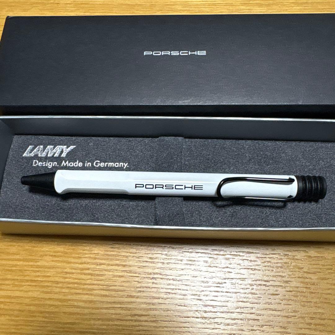 LAMY ラミーサファリ ポルシェボールペン シャープペン 白黒限定色 0.5