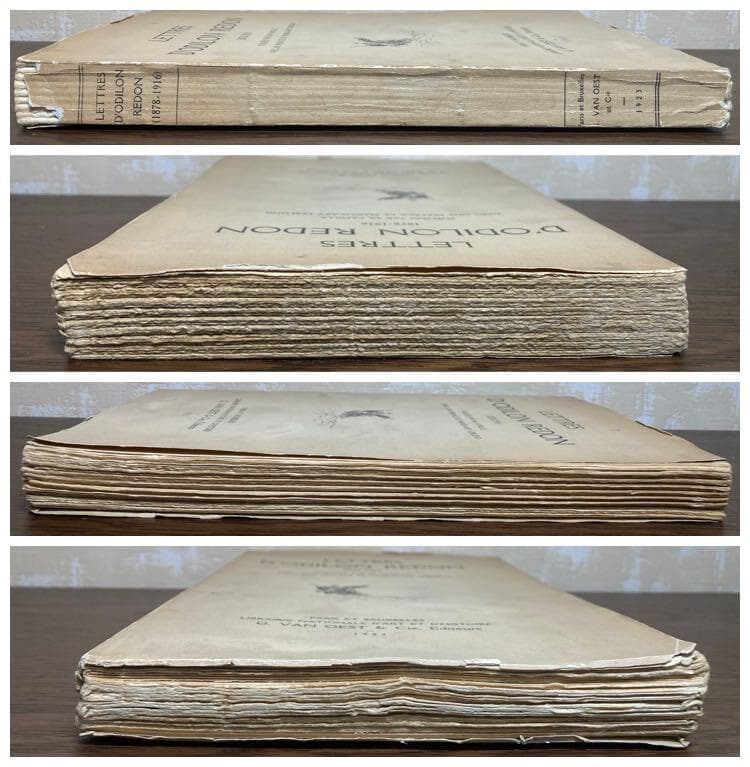 L*3様 ルドン★Odilon Redon　挿絵本　『 LETTRES 』 19