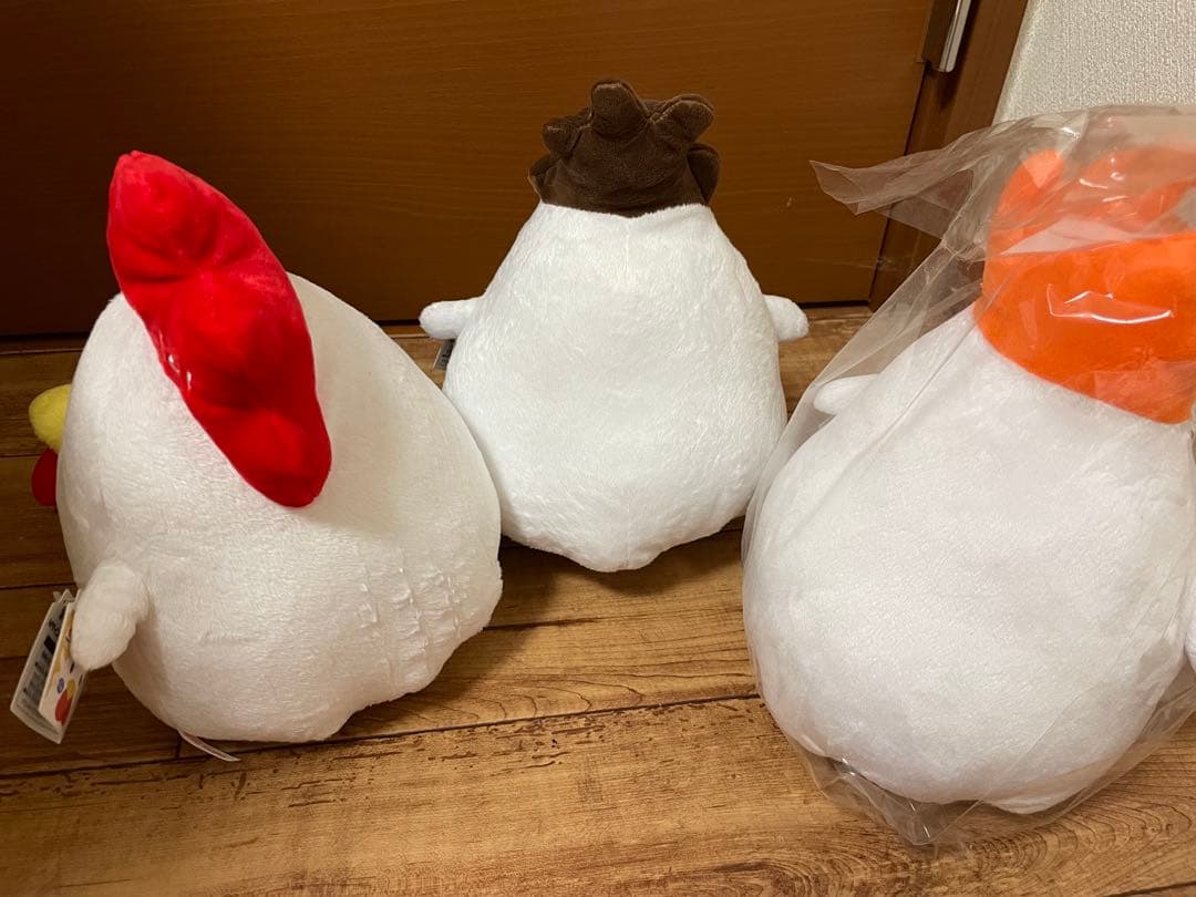 タグ付き　からあげクン　ぬいぐるみ3個セット