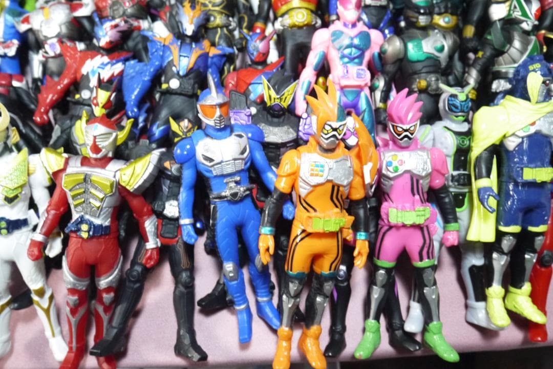 ライダーヒーローシリーズ　ビッグサイズソフビフィギュア　130体セット