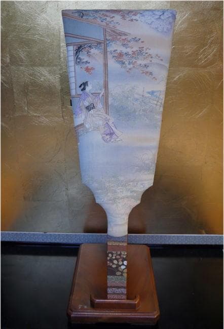 古布江戸縮緬 羽子板 元禄美人 在銘