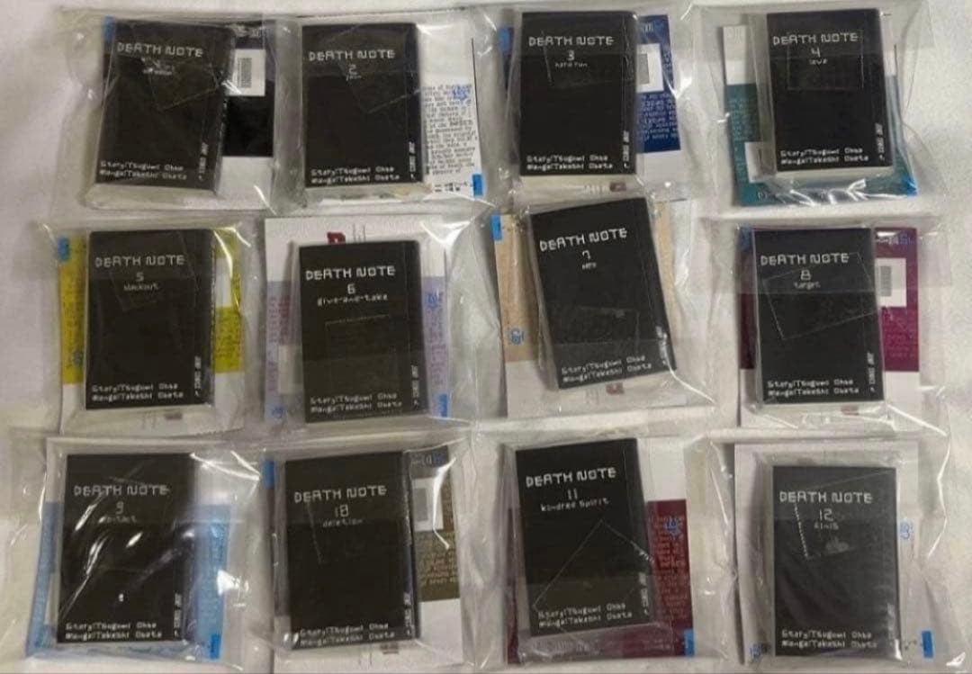 デスノート　豆ガシャ本　DEATH NOTE 全12種 豆本　コンプリート