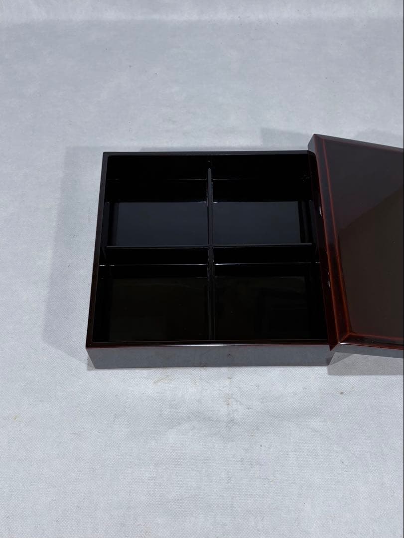 ①輪島塗　光栄堂作　松華堂　五客　美品　共箱　茶道　懐石　送料込