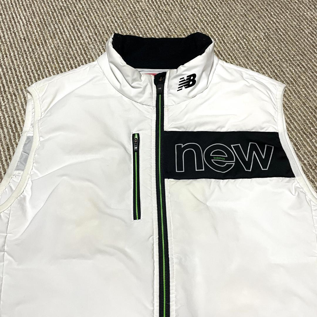 【フォロー割】 良品 ニューバランスゴルフ ダウンベスト サイズ4 ホワイト系