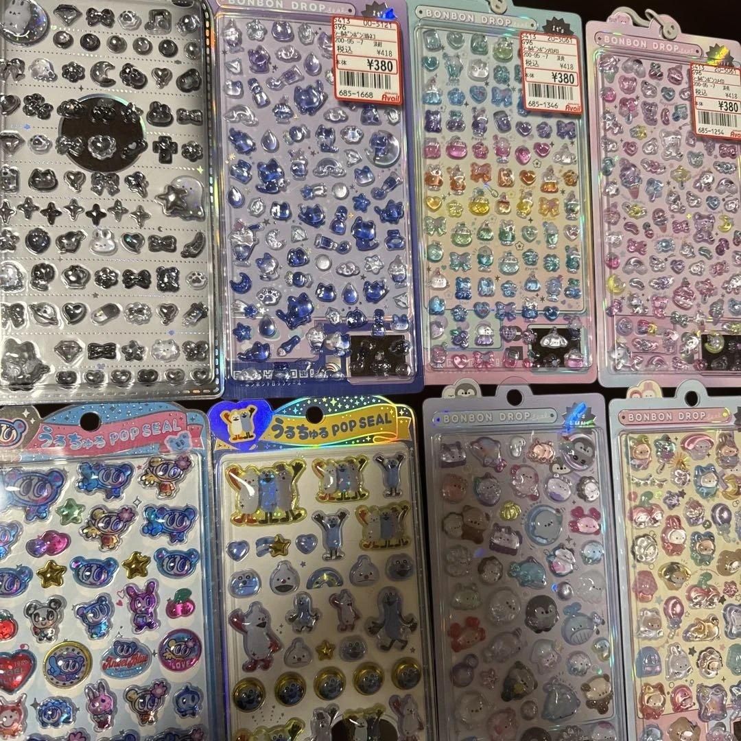 エンジェルブルー　スンスン　うるちゅるシール クーリアボンボンドロップシール