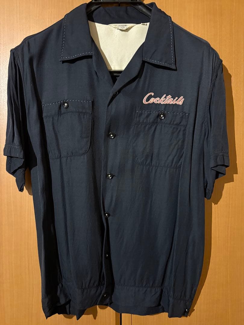 フラットヘッド ボーリングシャツ　半袖シャツ 38 クリーニング済み