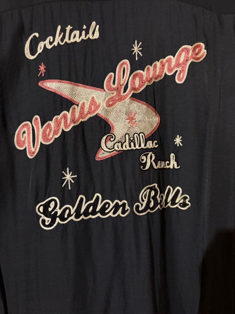 フラットヘッド ボーリングシャツ　半袖シャツ 38 クリーニング済み