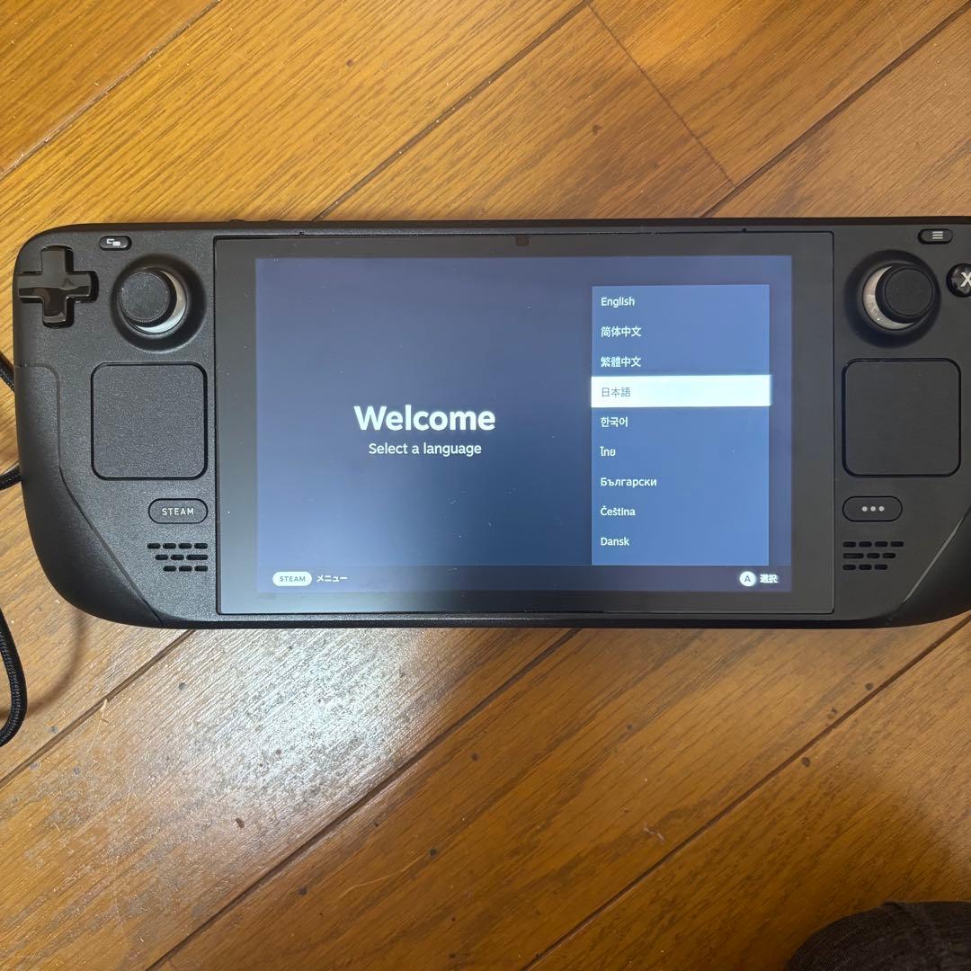 Steam Deck LCD (64GB→256GB）換装+SDカード512GB